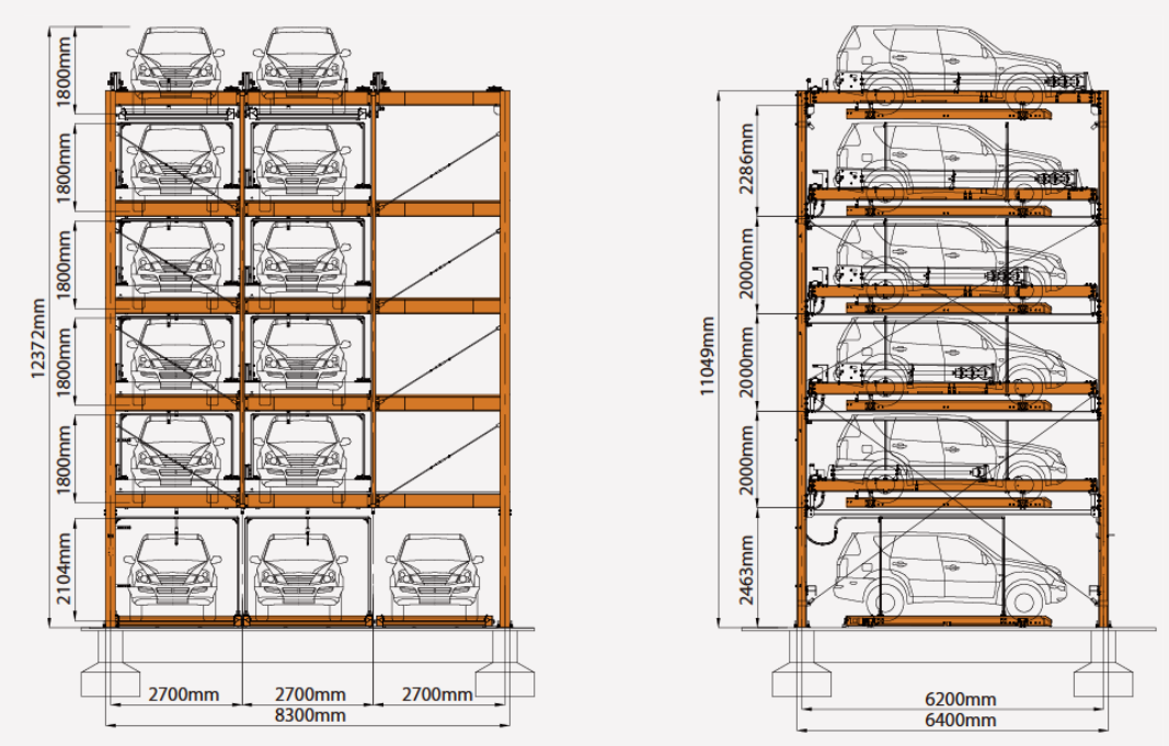**Maximierung der Parkeffizienz in Mexiko mit Puzzle Parking Systems**