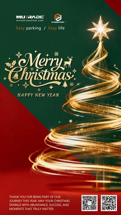 Liebe gesch&auml;tzte Partner, Kunden und Freunde von Mutrade, das Jahr 2025 neigt sich dem Ende zu und wir begr&uuml;&szlig;en die Ankunft des Jahres 2026 herzlich. Das gesamte Mutrade-Team m&ouml;chte sich herzlich f&uuml;r Ihr anhaltendes Vertrauen, Ihre Zusammenarbeit und Ihre Unterst&uuml;tzung in diesem bemerkenswerten Jahr bedanken. 2025 war f&uuml;r uns ein au&szlig;ergew&ouml;hnliches Kapitel – voller bedeutender Meilensteine, innovativer Durchbr&uuml;che bei intelligenten Parkl&ouml;sungen und gest&auml;rkten Partnerschaften auf der ganzen Welt. Gemeinsam mit Ihnen haben wir erfolgreich zukunftsweisende Projekte umgesetzt, unsere Pr&auml;senz auf gro&szlig;en internationalen Messen ausgebaut und weiterhin zuverl&auml;ssige, effiziente und intelligente Parksysteme bereitgestellt, die zur L&ouml;sung realer st&auml;dtischer Herausforderungen beitragen. Ohne Ihren Glauben an Mutrade und die inspirierenden Projekte, die wir Seite an Seite umgesetzt haben, w&auml;re dies nicht m&ouml;glich gewesen. W&auml;hrend wir die festliche Weihnachtszeit feiern und uns auf das Versprechen eines brandneuen Jahres freuen, w&uuml;nschen wir Ihnen und Ihren Lieben: Freude und W&auml;rme zu Weihnachten, Gesundheit, Gl&uuml;ck und Harmonie im kommenden Jahr. Neue Erfolge, aufregende Chancen und weiteres Wachstum im Jahr 2026. M&ouml;ge die Weihnachtszeit Ihnen Frieden bringen und m&ouml;ge das neue Jahr T&uuml;ren zu noch gr&ouml;&szlig;eren Erfolgen und gemeinsamen Siegen &ouml;ffnen. Nochmals vielen Dank, dass Sie Teil der Mutrade-Familie sind. Wir freuen uns darauf, diese Reise im Jahr 2026 gemeinsam fortzusetzen! Herzliche Gr&uuml;&szlig;e, Das Mutrade-Team