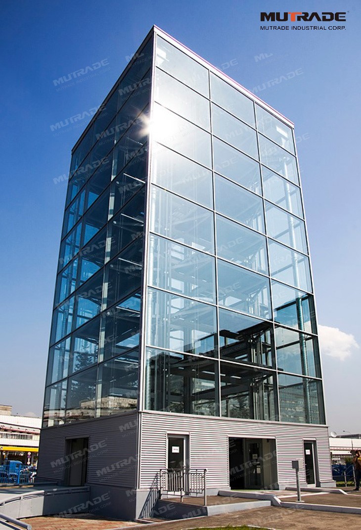 Parksystem, Turmparkplatz, Parkgebäude