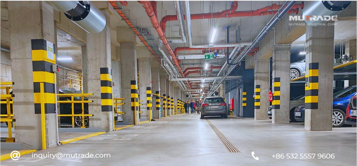 Tiefgarage, Tiefgarage, 2-S&auml;ulen-Aufzug