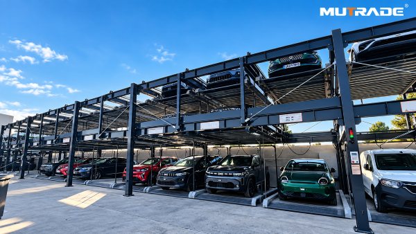 Neues hydraulisches Puzzleparkprojekt BDP-3 in Spanien abgeschlossen | 41 Parkplätze von Mutrade